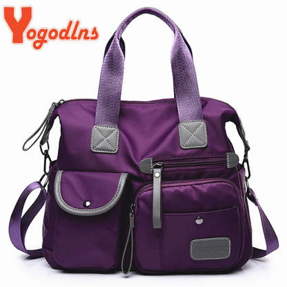 Shop Stylish Nylon Messenger Bags - Large Capacity, Waterproof, Crossbody Handbag for Women