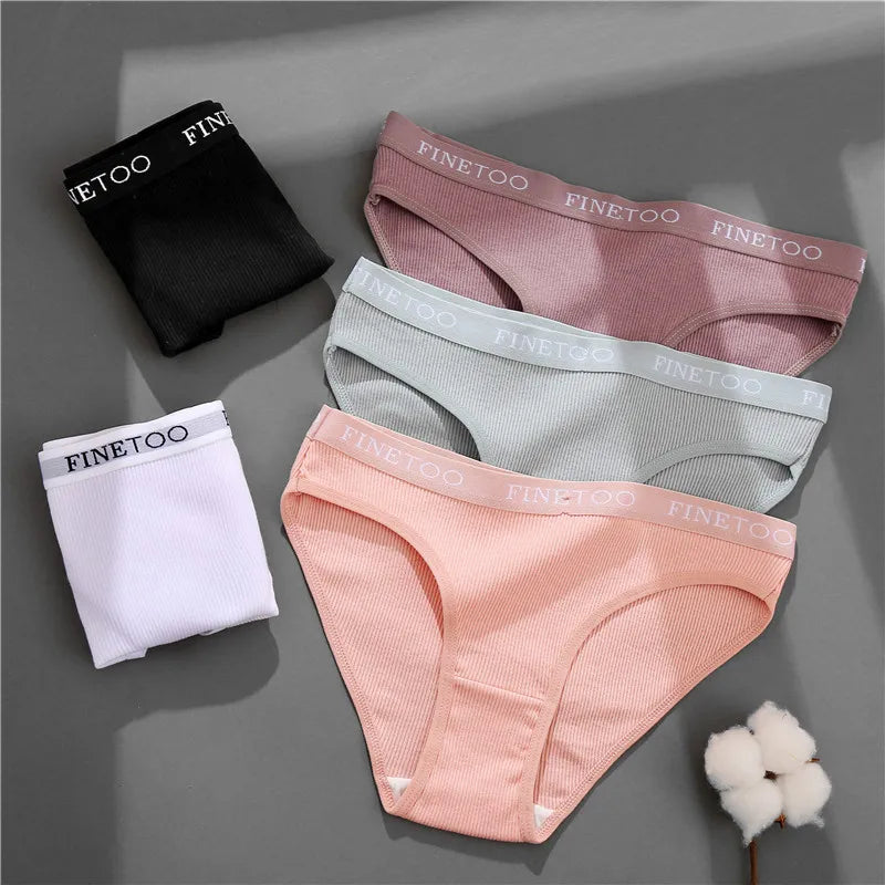 Shop 3-Pack Women's Cotton Panties - Sexy, Solid Colors, M-2XL