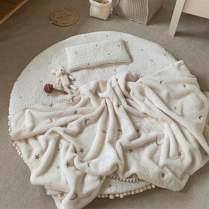Soft Flannel Baby Blanket for Newborn Stroller Coral Fleece Warm Infant Babies Accessories Swaddle Wrap Blanket Bedding Cover
