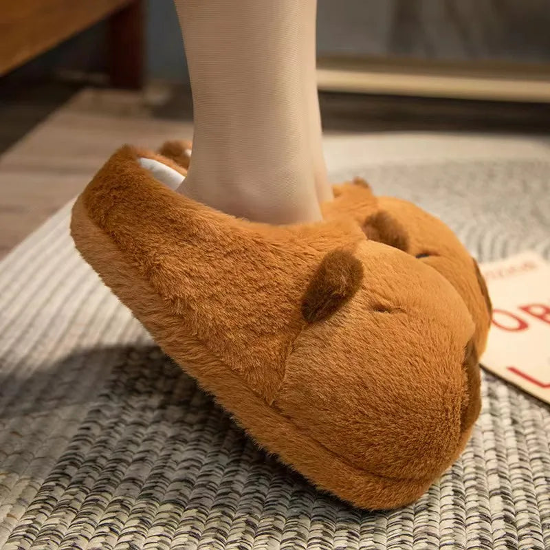 Cozy Plush Home Non-Slip Slippers