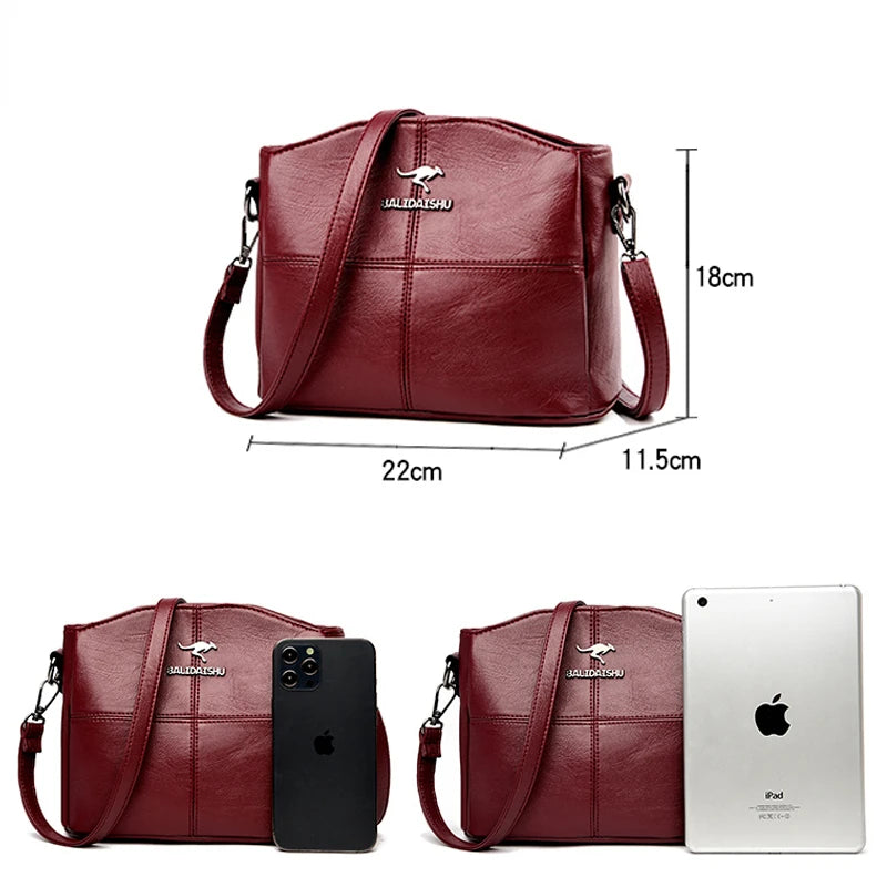 Shop Premium Soft Leather Women's Crossbody Handbag