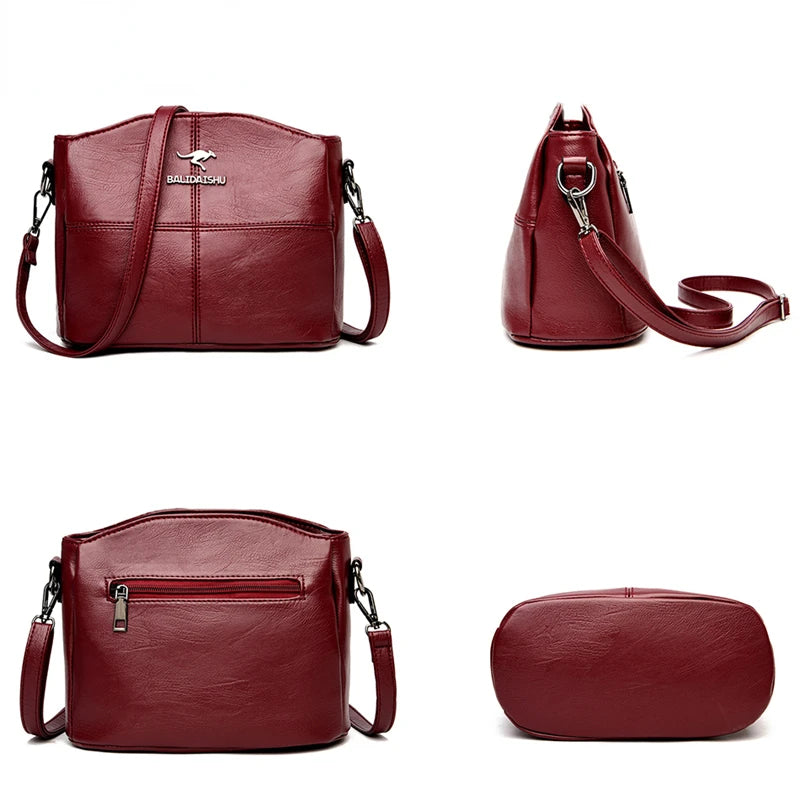 Shop Premium Soft Leather Women's Crossbody Handbag