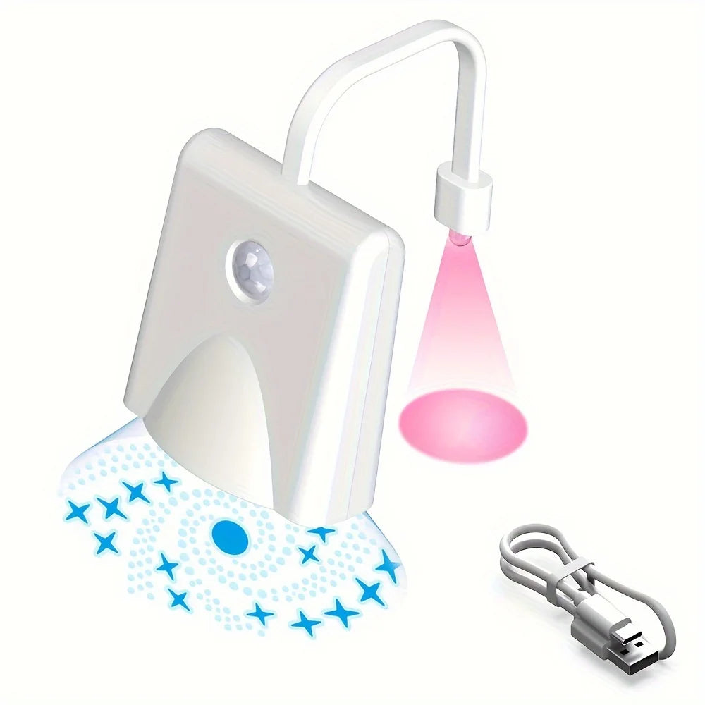 Shop Motion Sensor Star Projector Toilet Light - 16 Color LED Night Light