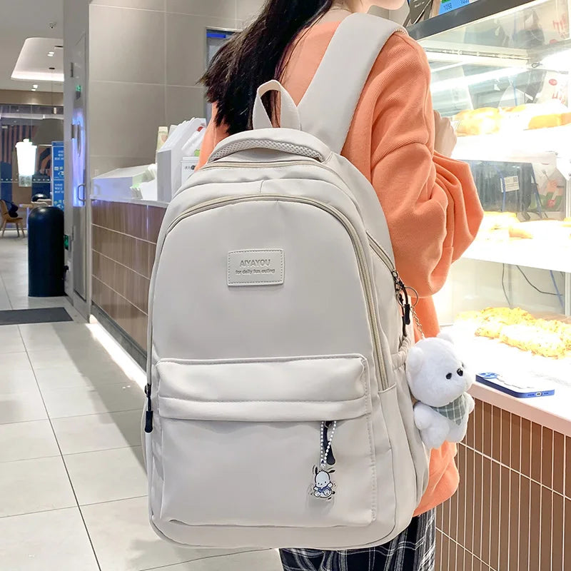 Shop Trendy Waterproof Backpack for Women - High Capacity Laptop & Travel Bag