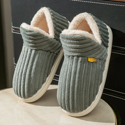 Winter Couple Plush Slippers- Cozy Non-Slip