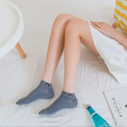 Shop 10-Pack Bear Low-Cut Socks – Stylish & Breathable