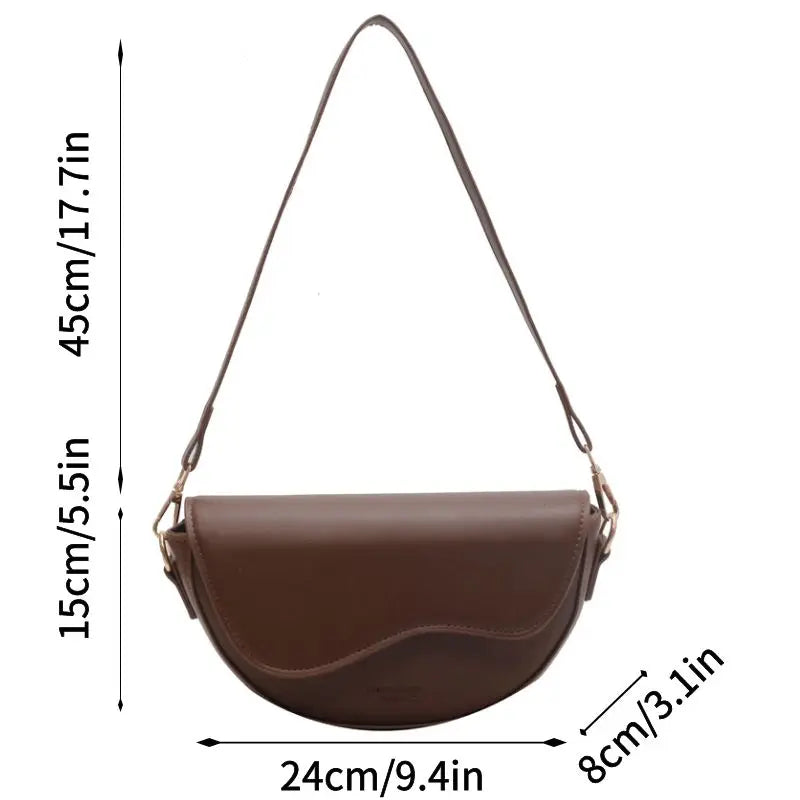 Shop Vintage Leather Saddle Crossbody Bags for Women