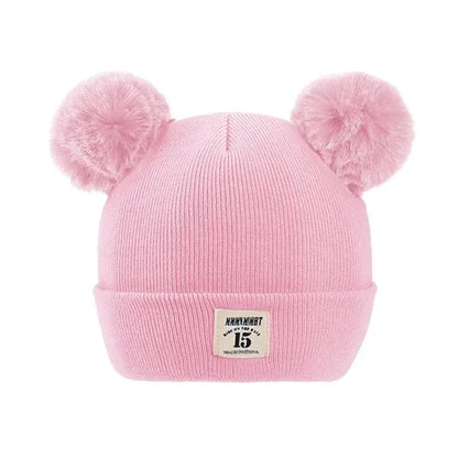 Shop Cozy Kids Pom Pom Beanies - Warm Knit Hats for Boys & Girls