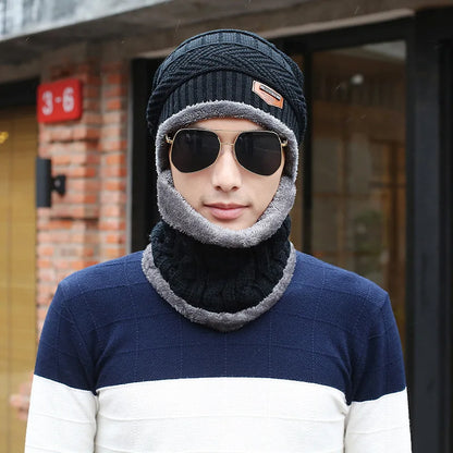 Shop Cozy Knit Beanies & Balaclava Set