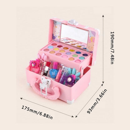 Children Makeup Cosmetics Playing Box Princess Makeup Girl Toy Play Set Lipstick Eye Shadow Safety Nontoxic Toys Kit For Kids