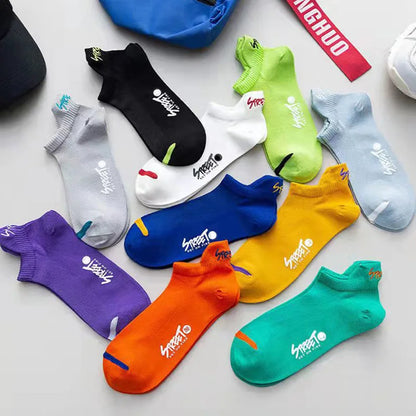 Shop Sporty No-Show Socks - Breathable & Stylish