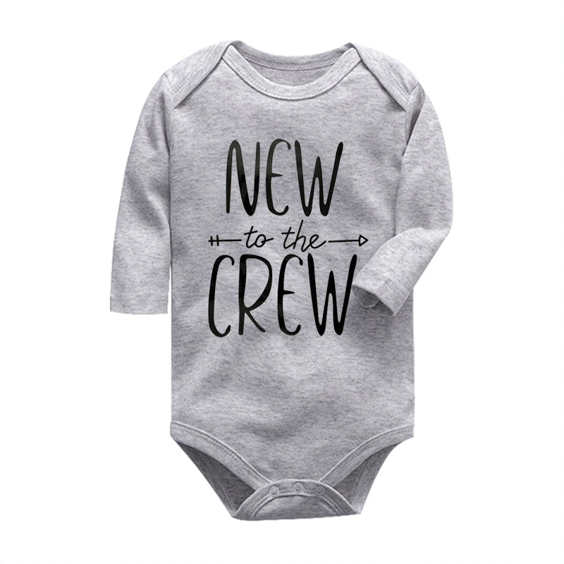 Baby Boys Girls Romper Cotton Long Sleeve Letter Print I Love Mom & Dad Jumpsuit Infant Clothing Newborn Baby Clothes