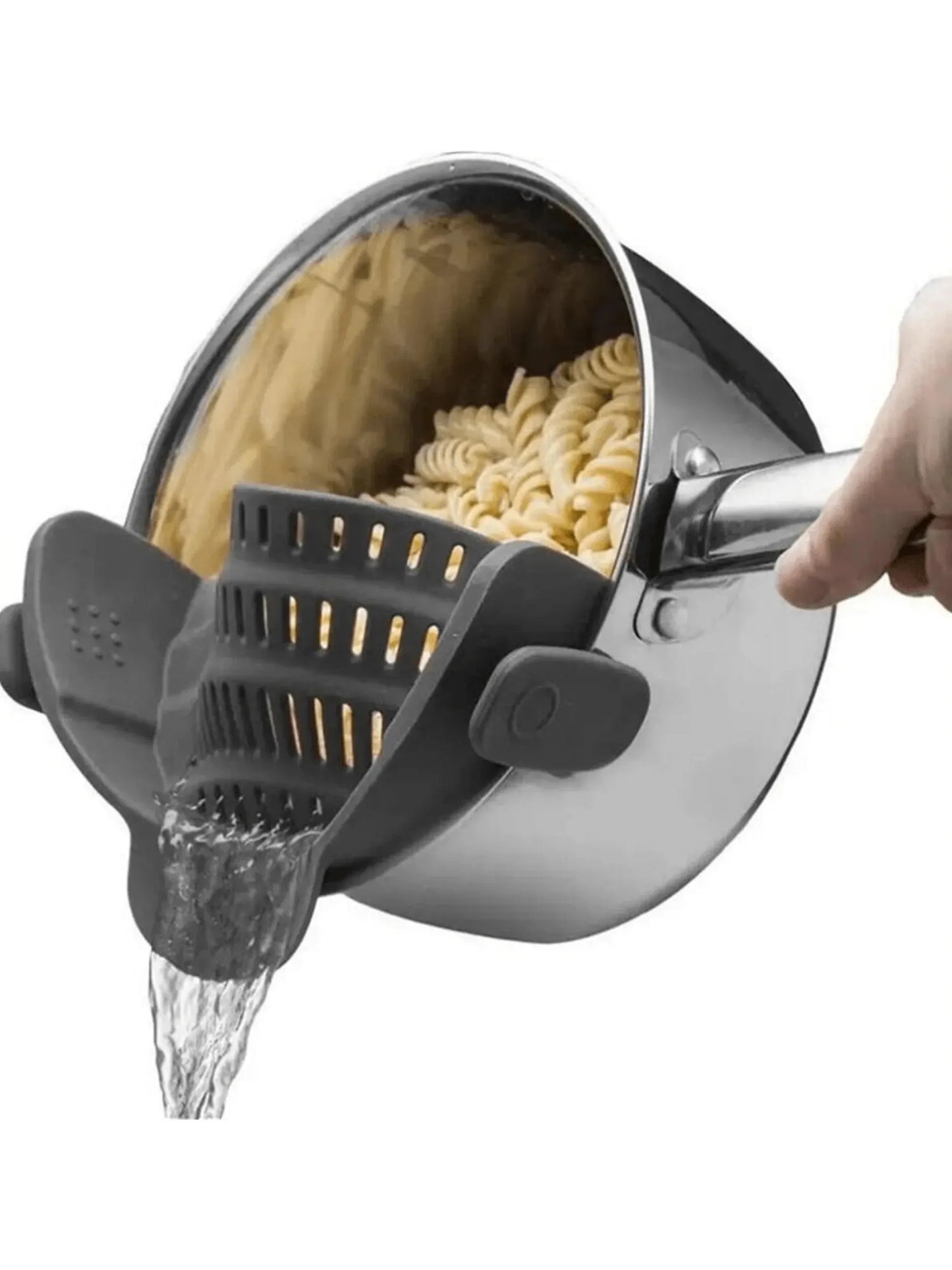 Shop Adjustable Silicone Clip-On Strainer for Easy Draining