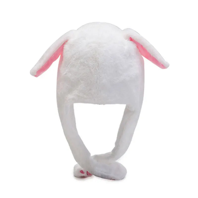 Cute Caps Plush Embroidery Women Hat Gift For Kids Children Girls Boy Wrap Warm Dancing Rabbit Ear Hat