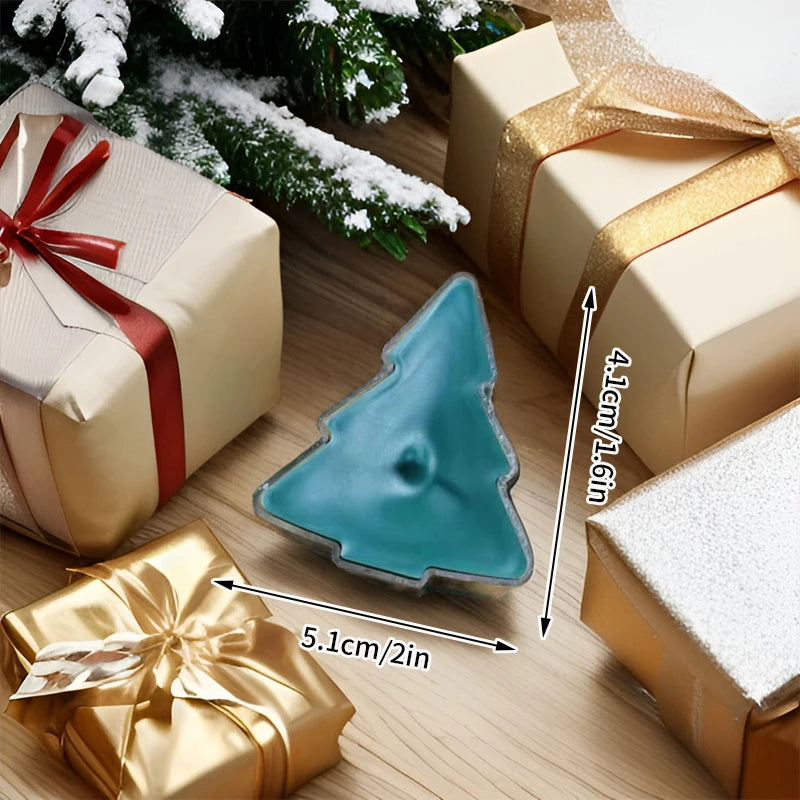 Christmas Tree Shape Candle Xmas Scented Candles Decorative Atmosphere Candle Christmas Party Supplies 2025 New Year Gifts