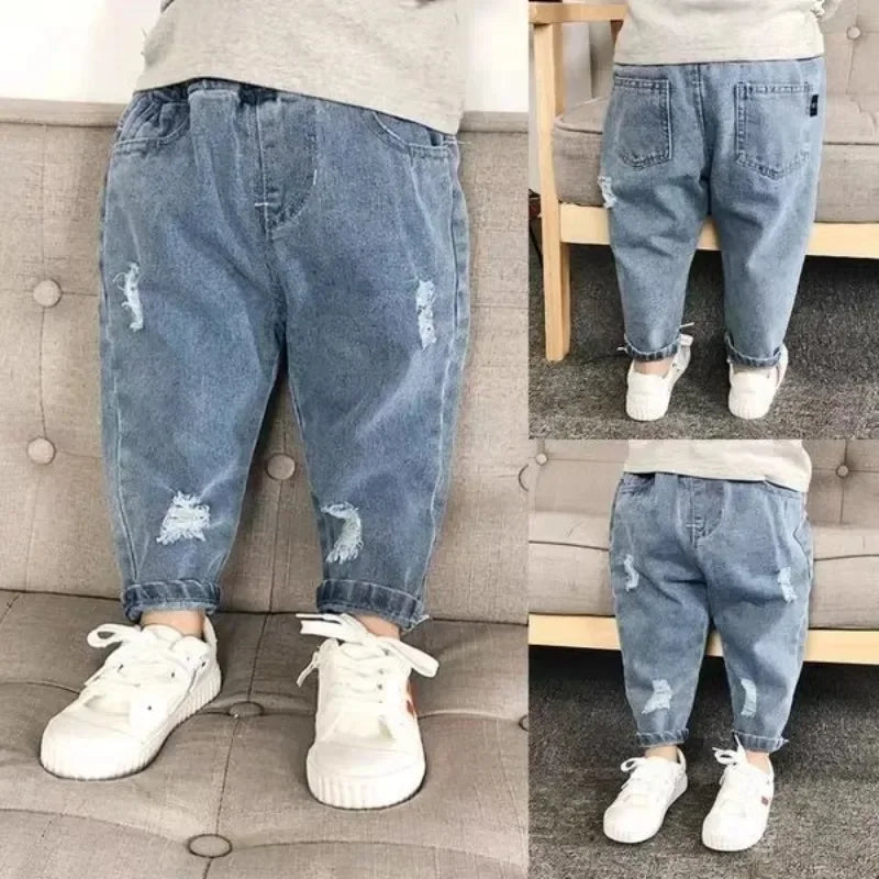 Shop Kids' Ripped Denim Harem Pants - Ages 2-5