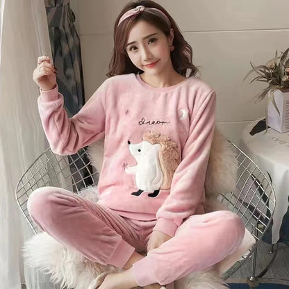 Shop Cozy Flannel Women's Pajama Set - Soft, Warm, and Cute