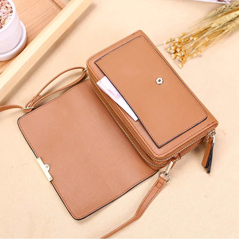 Shop Chic PU Leather Women's Multifunctional Handbags - Large Capacity Shoulder & Crossbody Bags