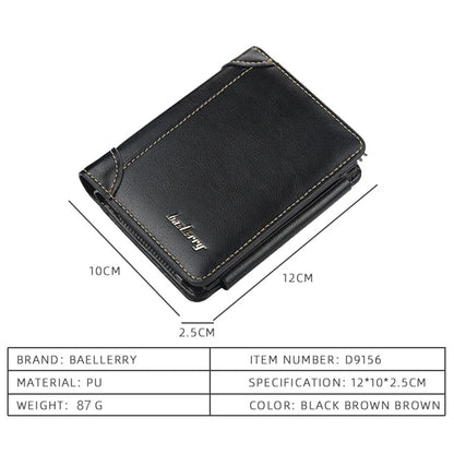 New PU Leather Men Wallets High Quality Zipper Short Desigh Card Holder Male Purse Vintage Coin Holder Men Wallets