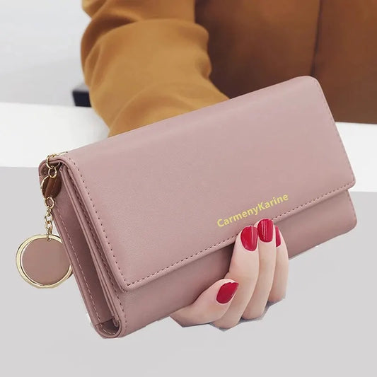 Shop Women's PU Leather Multi-Functional Wallet Clutch