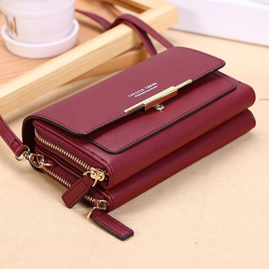 Shop Women's Multi-Card Wallet & Shoulder Bag Combo