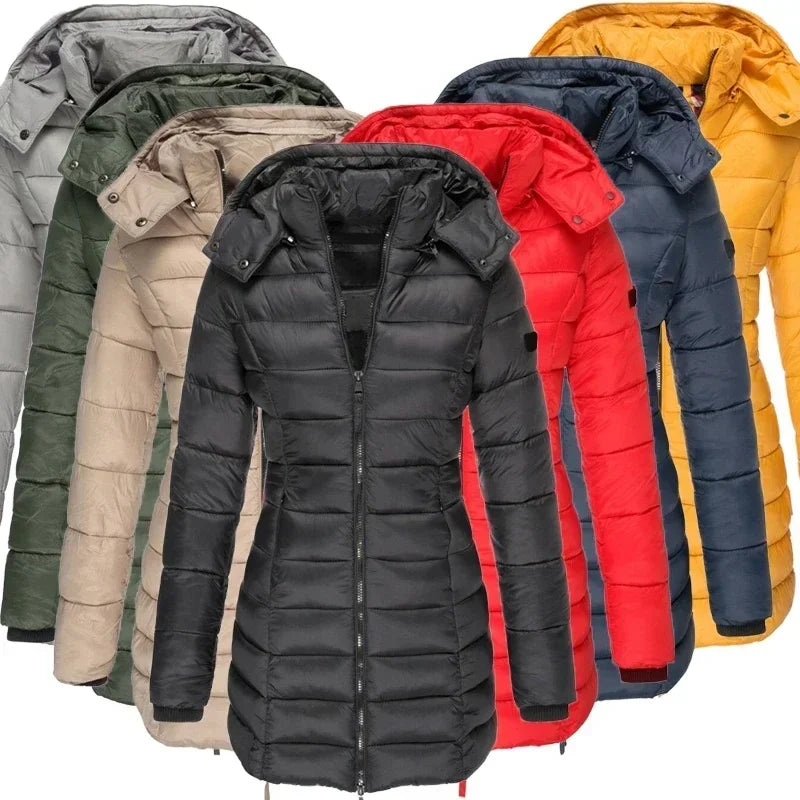 Women's Long Thickened Warm Jacket Coat Down Jacket