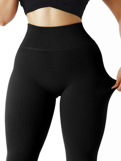 Seamless High Waist Gym Leggings Women Casual Skinny Stretch Pant Autumn Outdoors Running Compression Pants