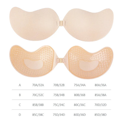 Invisible Strapless Push-Up Bras