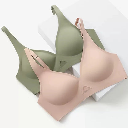 Shop Deep V Seamless Wireless Bra - Sexy, Comfortable, Soft 3/4 Cup Lingerie