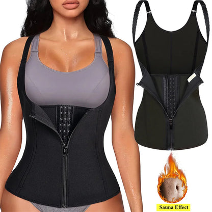 Shop Women's Zipper Waist Trainer Tank Top - Tummy Control Shapewear