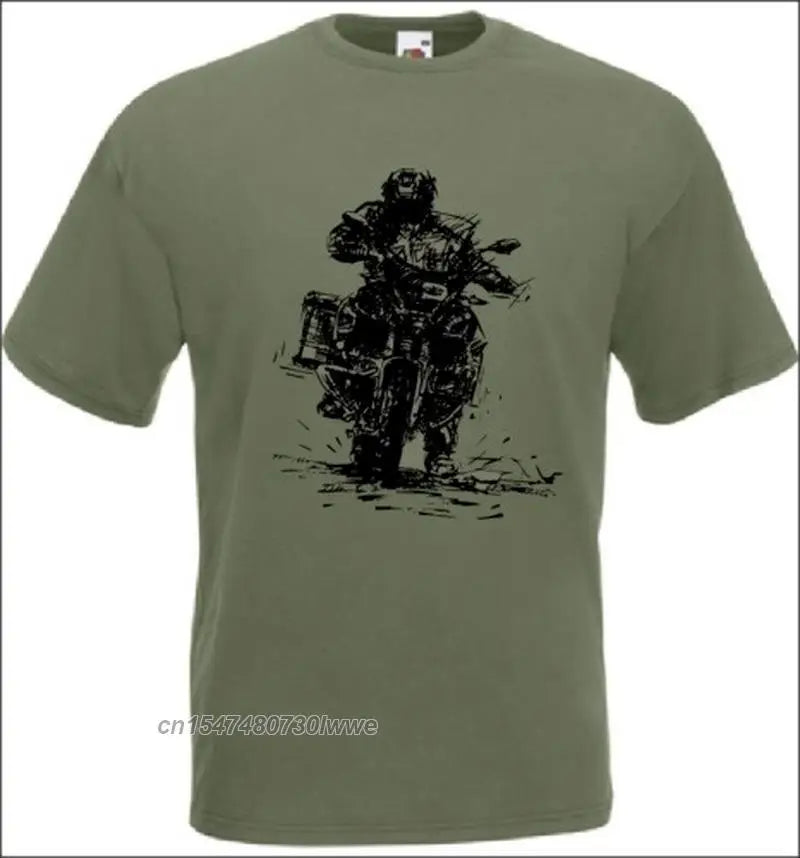 German Motorcycle 1200 Gsa T-Shirt Motorrad Gs Adventure Shirt New T Shirts Men 100% Cotton Cool Tees