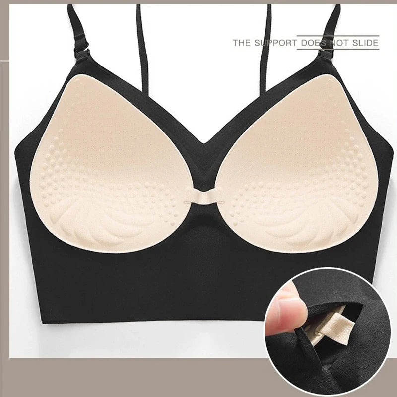 Shop Summer Slim Seamless Backless Triangle Bra - Sexy Lingerie