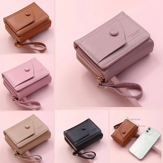 Shop Women's Compact Zipper Wallet - Versatile & Stylish