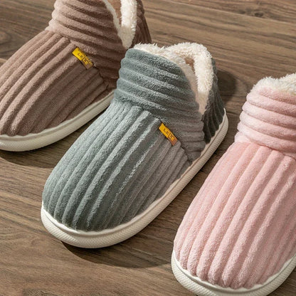 Winter Couple Plush Slippers- Cozy Non-Slip