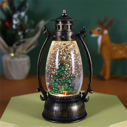 Christmas Decorations 2025 Crystal Ball Lighting Portable Oil Lamps Snow Ilght Christmas Tabletop Decoration Christmas Gifts