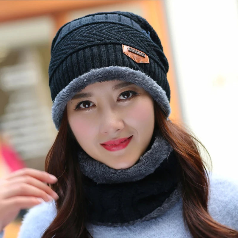 Shop Cozy Knit Beanies & Balaclava Set