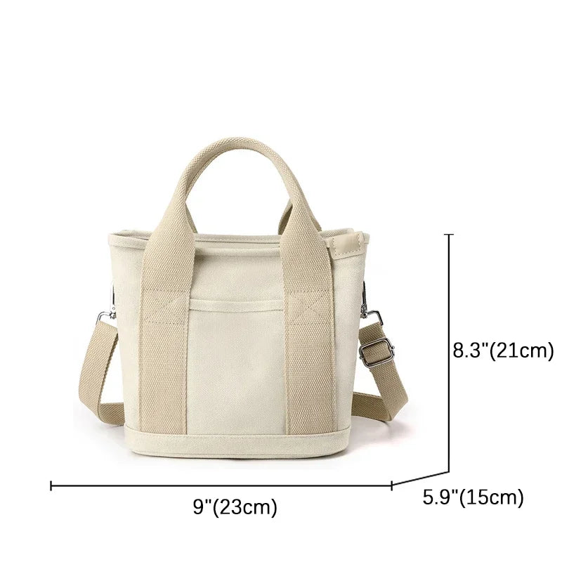 Shop Women's Chic Canvas Phone Tote - Compact & Stylish Shoulder Bag