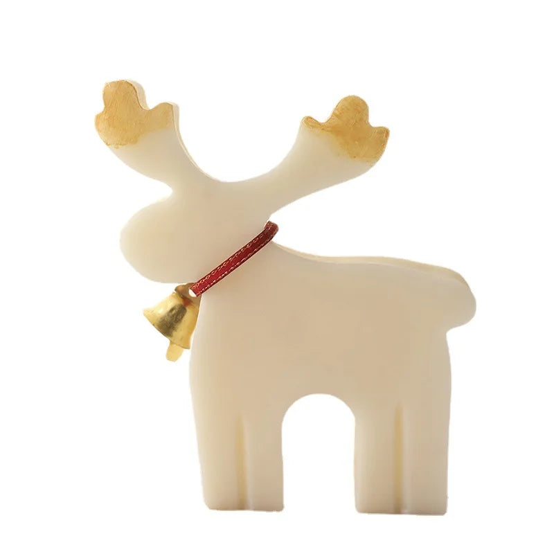 Christmas Candles Scented Deer Candles Home Decoration Merry Christmas Scented Candles Giving Festival Gift For Home New Year