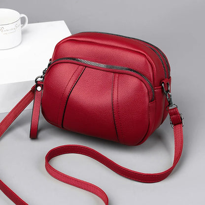 Shop Chic Rivet Zipper Crossbody Phone Bag