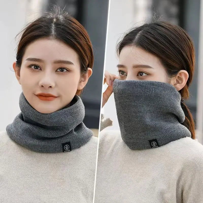 Shop Cozy Knit Snood Scarf - Unisex Winter Warmth