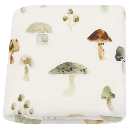 Bamboo Swaddle Blanket Baby Blankets Newborn Muslin Blanket Organic Cotton Soft New Born Wrap 5 Petal Flower for Spring