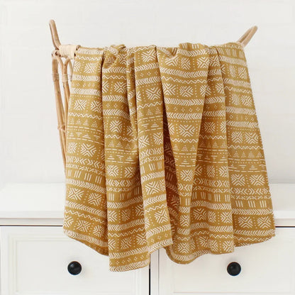 Bamboo Swaddle Blanket Baby Blankets Newborn Muslin Blanket Organic Cotton Soft New Born Wrap 5 Petal Flower for Spring