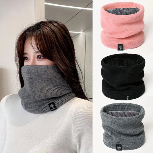 Shop Cozy Knit Snood Scarf - Unisex Winter Warmth