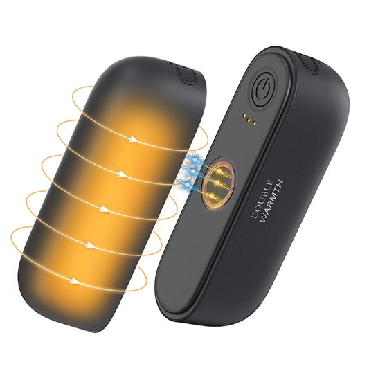 Shop 2-in-1 Magnetic Rechargeable Hand Warmers - Portable, Long-Lasting, Safe Heating for Winter