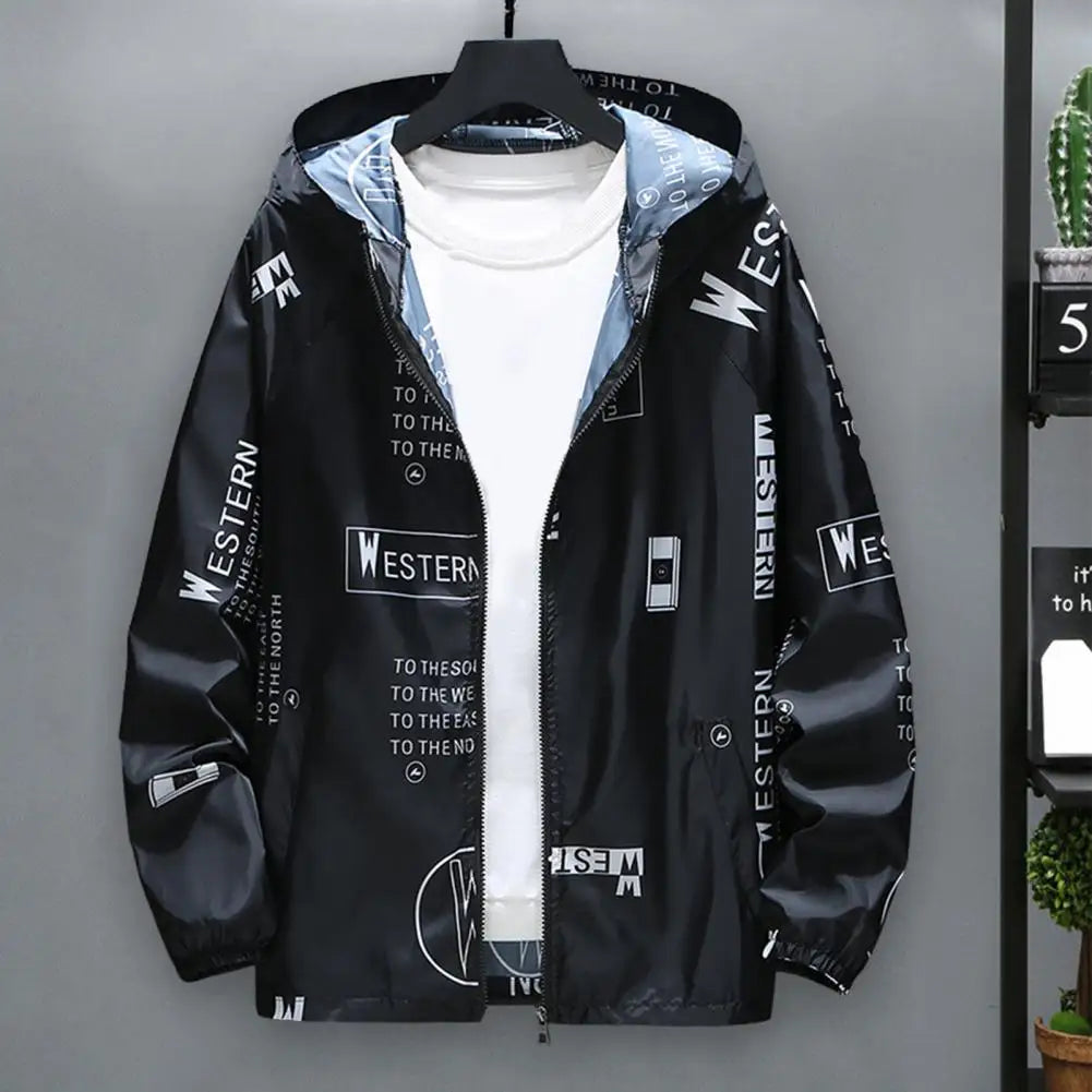 Stylish Casual Jacket Long Sleeves Jacket Coat Windproof Daily Wear Summer Ultra Thin Coat