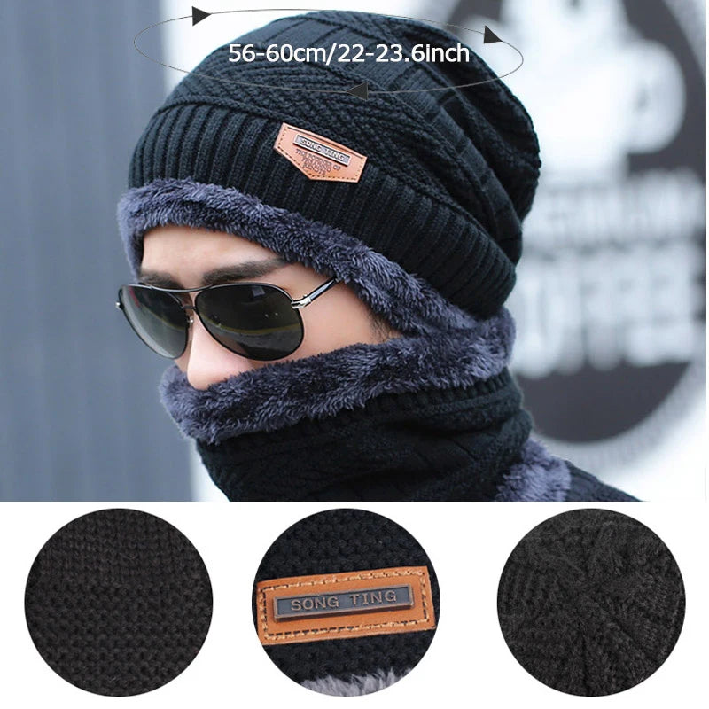 Shop Cozy Knit Beanies & Balaclava Set