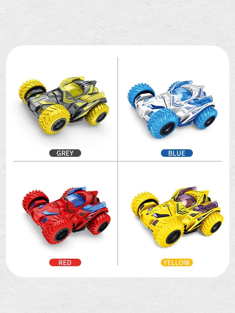 Stunt Spinning Toy Car.Kids Pull Back Car for 3 Year Old Boy Girl and Toddler.Up 360 Upright Rotation Game