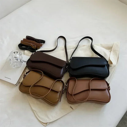 Shop Chic Leather Crossbody Bags for Women - Stylish Small Flap Shoulder Handbags