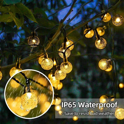 Shop Solar Globe LED String Lights - 60 LEDs, 8 Modes, IP65, Perfect for Garden & Party Decor