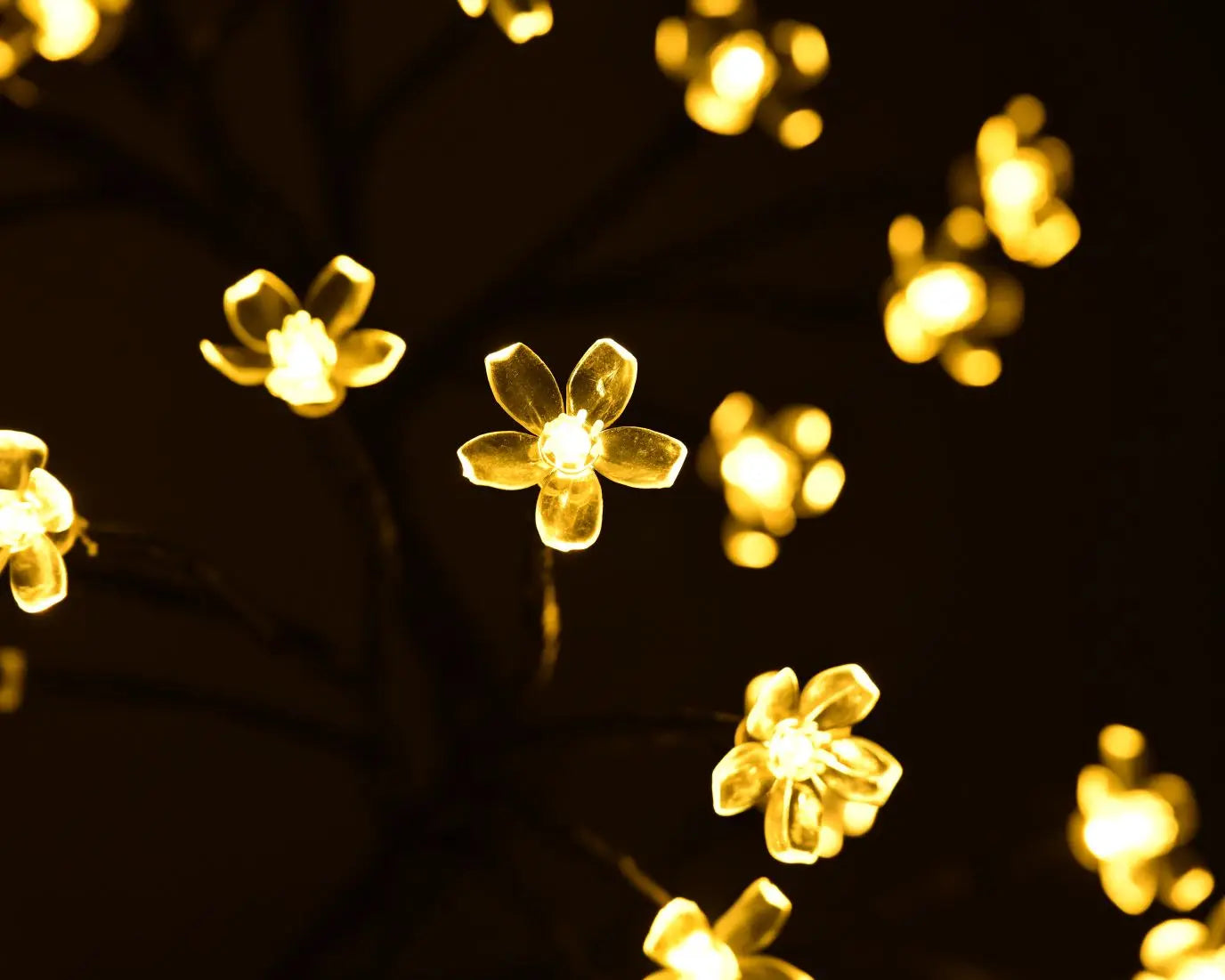 Cherry Blossom Tree Light,17inch 40LED Lighted Tabletop Artificial Flower Bonsai Tree Lamp USB Powered Gifts for Home Decor